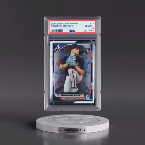 2024 Bowman Chrome #22 AJ Smith-Shawver (PSA 10 GEM MINT)