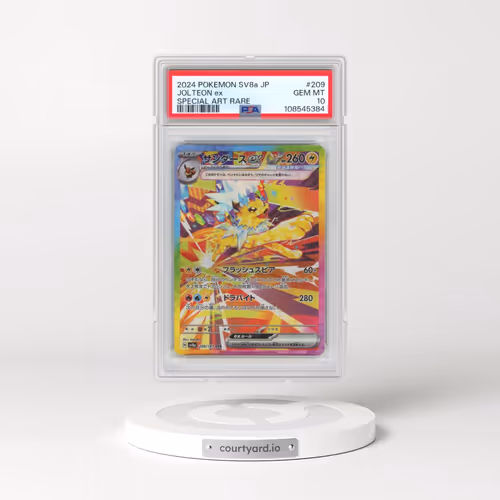 2024 Pokémon Sv8a-Terastal Fest EX #209 Jolteon EX - Holo Special Art Rare (PSA 10 GEM MINT)