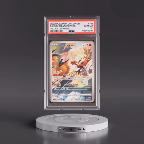 2022 Pokémon Sword & Shield Vstar Universe #188 Galarian Zapdos - Full Art (PSA 10 GEM MINT)
