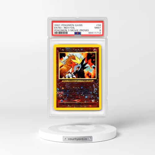 2001 Movie 3 Promo #34 Entei - Holo (PSA 9 MINT)