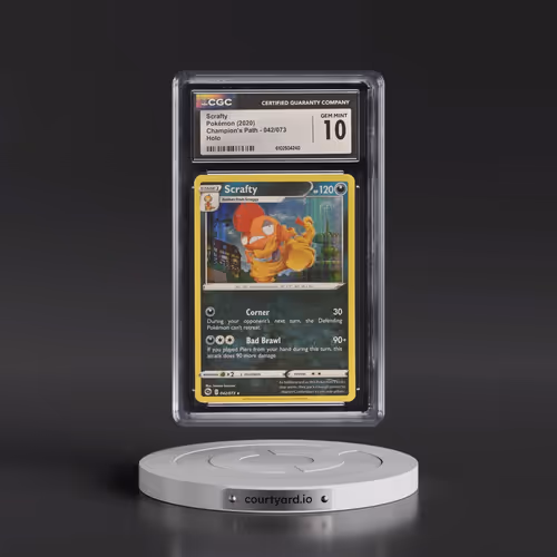 2020 Champion's Path #042/073 Scrafty - Holo (CGC 10 GEM MINT)