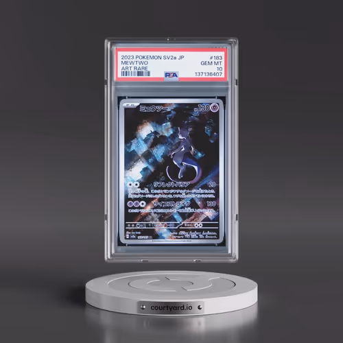2023 Pokémon Sv2a-Pokémon 151 #183 Mewtwo - Art Rare (PSA 10 GEM MINT)