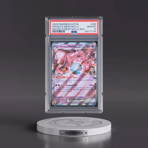 2025 Pokémon Svp EN-SV Black Star Promo #205 Team Rocket's Mewtwo EX - Holo Team Rocket's Mewtwo EX