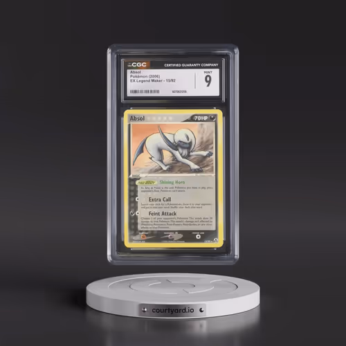2006 EX Legend Maker #15/92 Absol (CGC 9 MINT)