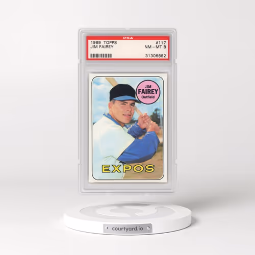 1969 Topps #117 Jim Fairey (PSA 8 NM-MT)