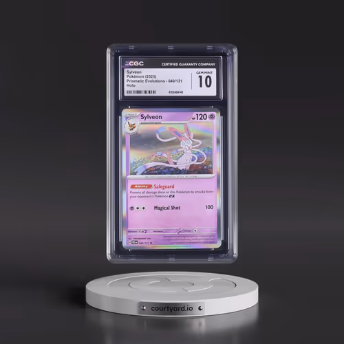 2025 Prismatic Evolutions - PRE EN #040/131 Sylveon - Holo (CGC 10 GEM MINT)