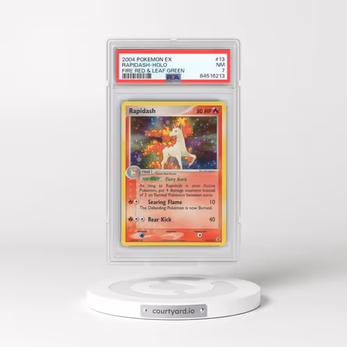 2004 Pokémon EX Fire Red & Leaf Green #13 Rapidash - Holo (PSA 7 NM)