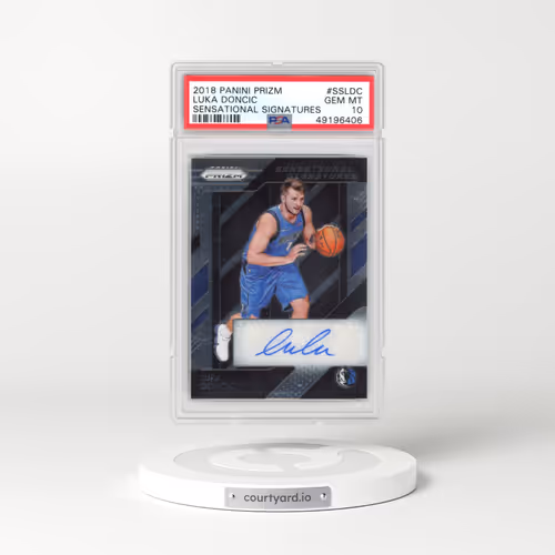 2018 Panini Prizm Sensational Signatures #SSLDC Luka Doncic (PSA 10 GEM MINT)