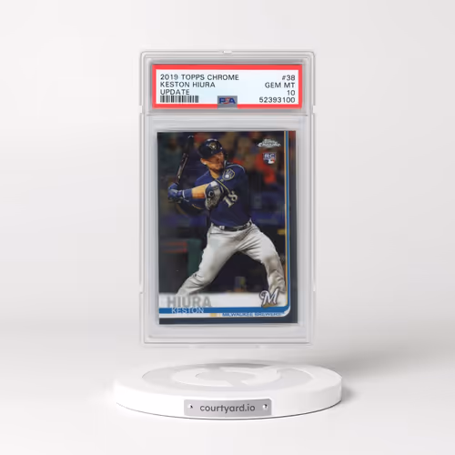 2019 Topps Chrome Update #38 Keston Hiura (PSA 10 GEM MINT)