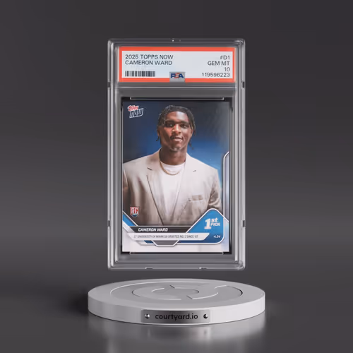 2025 Topps Now #D1 Cameron Ward (PSA 10 GEM MINT)