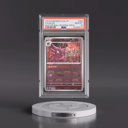 2023 Pokémon Sv2a-Pokemon 151 #093 Haunter - Reverse Holo Master Ball (PSA 10 GEM MINT)