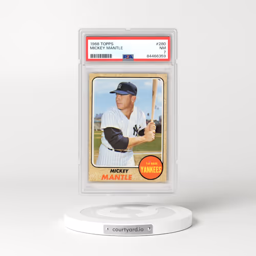 1968 Topps #280 Mickey Mantle (PSA 7 NM)