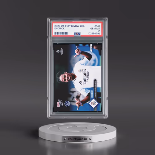 2023 Topps Now UEFA Champions League #142 Endrick (PSA 10 GEM MINT)