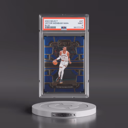 2023 Panini Select #87 Victor Wembanyama - Blue (PSA 9 MINT)