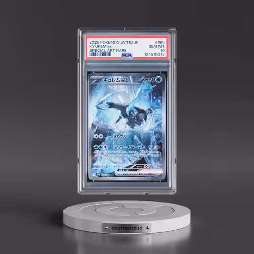 2025 Pokémon Sv11b-Black Bolt #168 Kyurem EX - Holo Special Art Rare (PSA 10 GEM MINT)