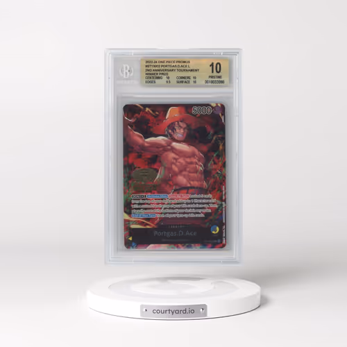 2022 One Piece Card Game Promos #ST13002 Portgas.D.Ace L/(2nd Anniversary Tournament Winner Prize) (