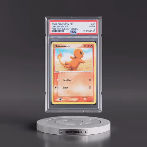 2004 Pokémon EX Fire Red & Leaf Green #58 Charmander (PSA 9 MINT)