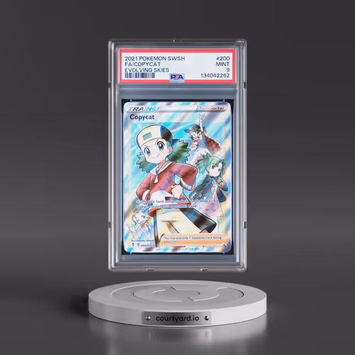 2021 Pokémon Sword & Shield Evolving Skies #200 Copycat - Full Art (PSA 9 MINT)