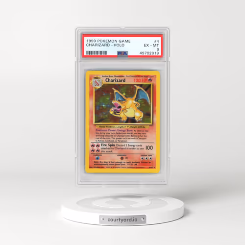 1999 Pokémon Game #4 Charizard - Holo (PSA 6 EX-MT)