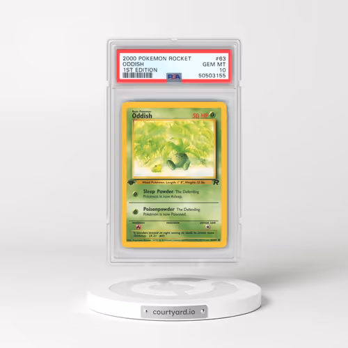 2000 Pokémon Rocket #63 Oddish - 1st Edition (PSA 10 GEM MINT)