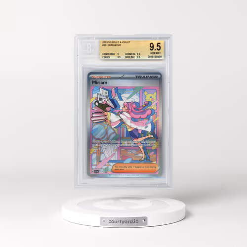 2023 Scarlet & Violet #251 Miriam - Full Art Holo (BGS 9.5 MINT+)