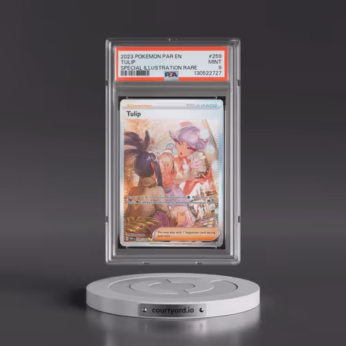 2023 Pokémon Par EN-Paradox Rift #259 Tulip - Special Illustration Rare (PSA 9 MINT)