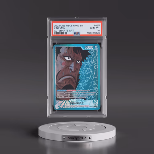 2023 One Piece OP02-Paramount War #025 Kin'Emon - Alternate Art (PSA 10 GEM MINT)