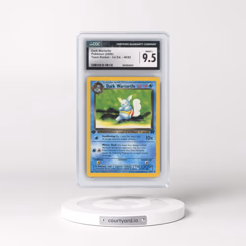 2000 Team Rocket #46/82 Dark Wartortle - 1st Edition 1st Edition (CGC 9.5 MINT+)