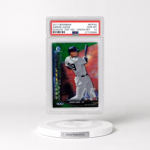 2017 Bowman Scouts' Top 100 #BTP45 Aaron Judge - Green (PSA 10 GEM MINT)