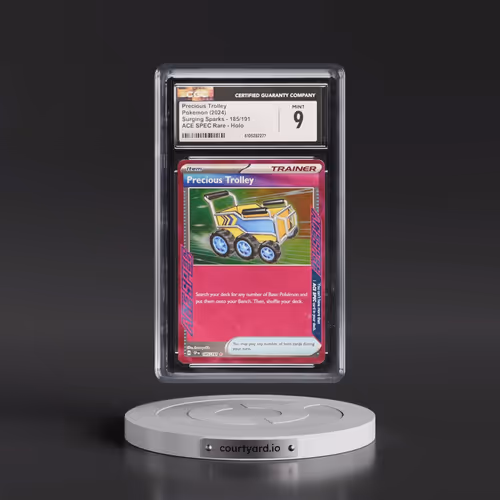 2024 Surging Sparks - SSP EN #185/191 Precious Trolley - ACE SPEC Rare Holo (CGC 9 MINT)