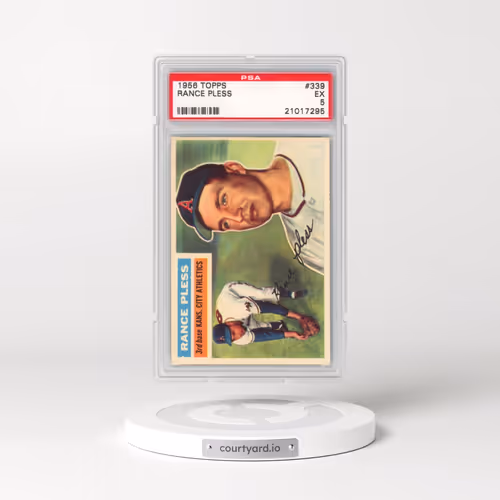 1956 Topps #339 Rance Pless (PSA 5 EX)
