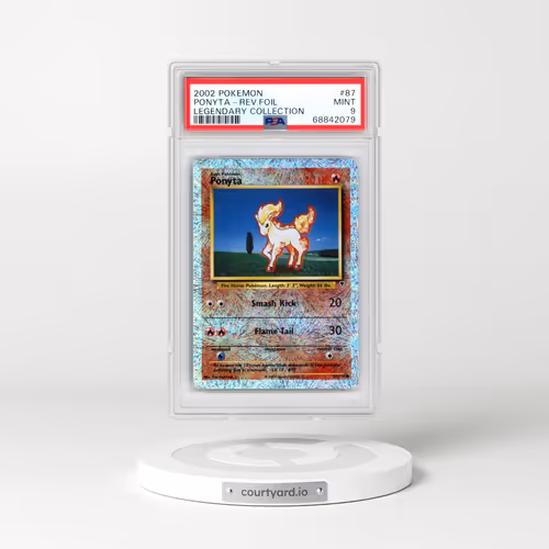 2002 Pokémon Legendary Collection #87 Ponyta - Reverse Foil (PSA 9 MINT)