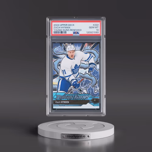 2024 Upper Deck Young Guns Renewed #222 Zach Hyman (PSA 10 GEM MINT)