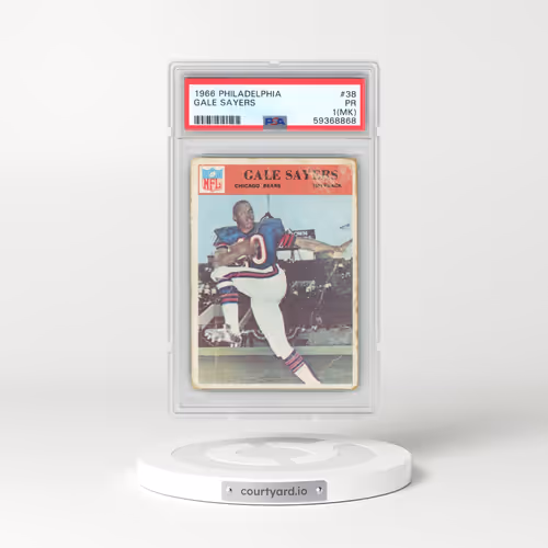 1966 Philadelphia #38 Gale Sayers (PSA 1 PR)