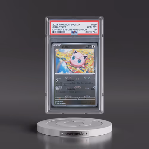 2023 Pokémon Sv2a-Pokemon 151 #039 Jigglypuff - Reverse Holo Master Ball (PSA 10 GEM MINT)