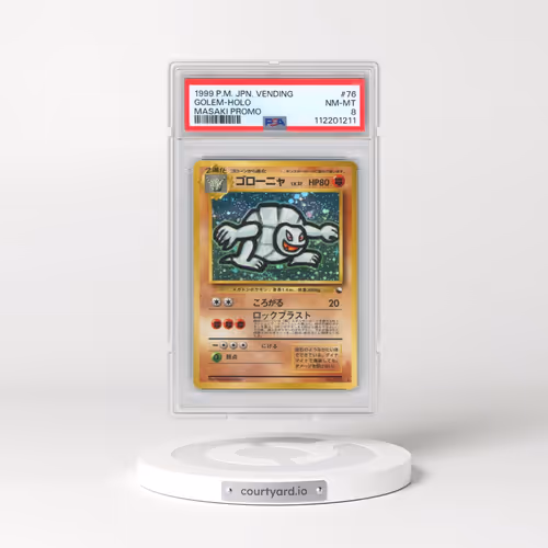 1999 Pokémon Vending #76 Golem - Holo Masaki Promo (PSA 8 NM-MT)