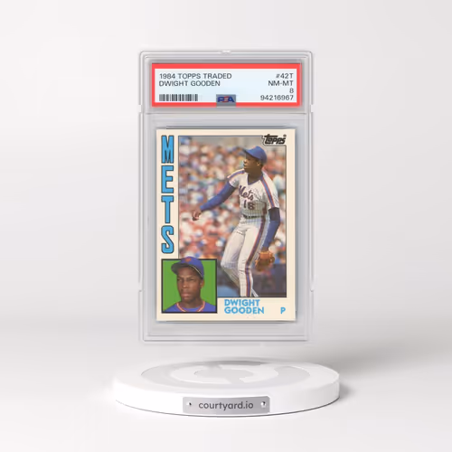 1984 Topps Traded #42T Dwight Gooden (PSA 8 NM-MT)