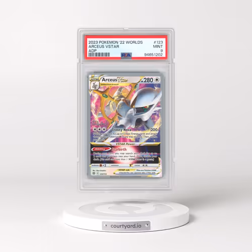 2023 Pokémon 2022 World Championships Deck: Adp #123 Arceus Vstar - Adp (PSA 9 MINT)