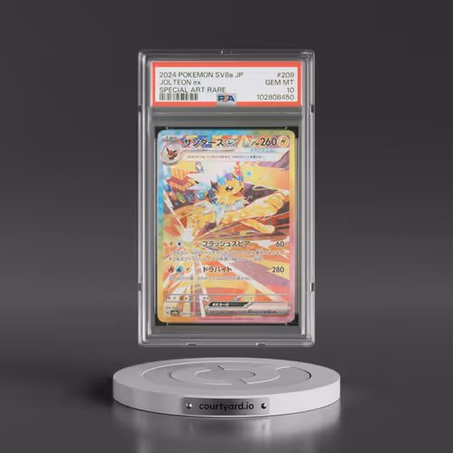 2024 Pokémon Sv8a-Terastal Fest EX #209 Jolteon EX - Holo Special Art Rare (PSA 10 GEM MINT)