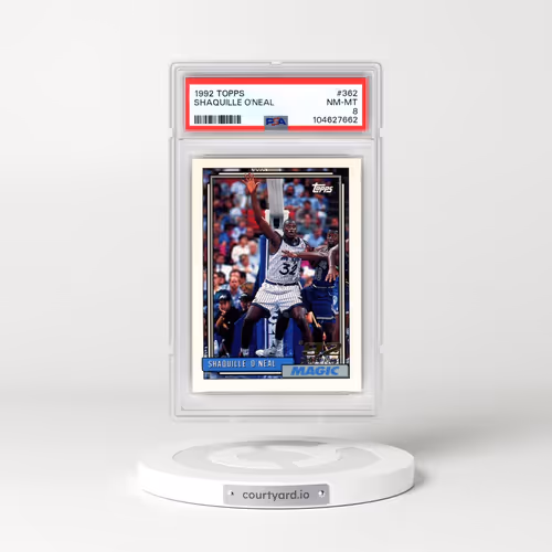 1992 Topps #362 Shaquille O'Neal (PSA 8 NM-MT)