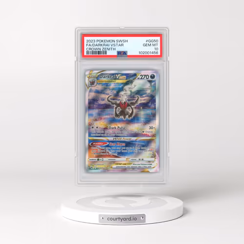 2023 Pokémon Sword and Shield Crown Zenith #GG50 Darkrai Vstar - Full Art (PSA 10 GEM MINT)