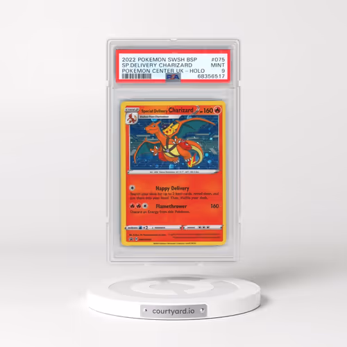 2022 Pokémon Swsh Black Star Promo #075 Special Delivery Charizard - Holo Pokemon Center United King