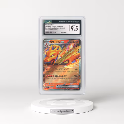 2023 Venusaur/Charizard/Blastoise Spec. Set ex #009/049 Charizard ex - Charizard ex Deck (CGC 9.5 MINT+)