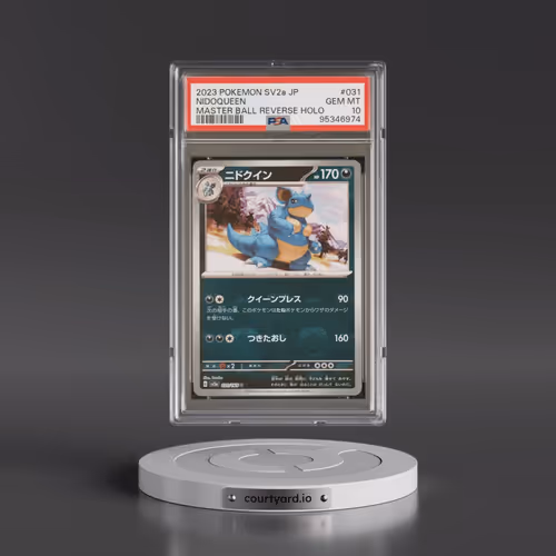 2023 Pokémon Sv2a-Pokemon 151 #031 Nidoqueen - Reverse Holo Master Ball (PSA 10 GEM MINT)