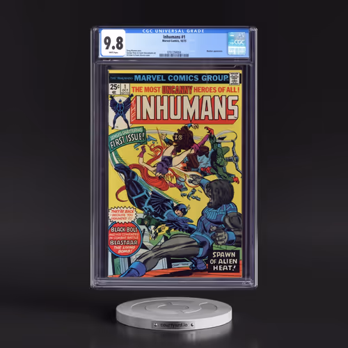 Inhumans #1 CGC 9.8 White Pages (Marvel Comics, 10/75) - Universal