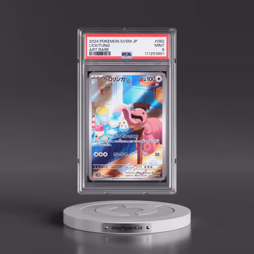 2024 Pokémon Sv5m-Cyber Judge #082 Lickitung - Art Rare (PSA 9 MINT)