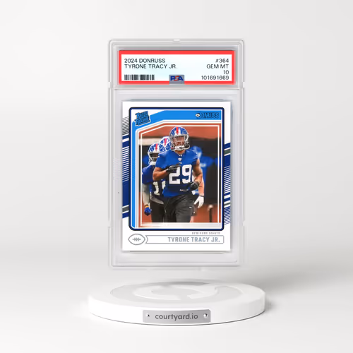 2024 Panini Donruss #364 Tyrone Tracy Jr. (PSA 10 GEM MINT)