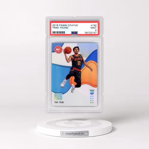 2018 Panini Status #192 Trae Young (PSA 9 MINT)