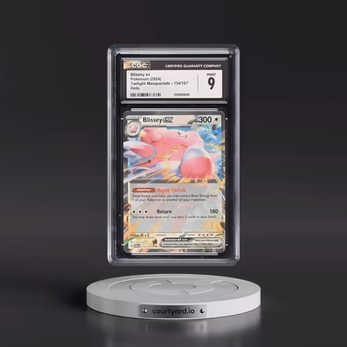 2024 Pokémon Twm EN-Twilight Masquerade #134 Blissey EX - Holo (CGC 9 MINT)