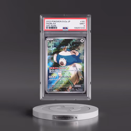 2023 Pokémon Sv2a-Pokemon 151 #181 Snorlax - Art Rare (PSA 9 MINT)